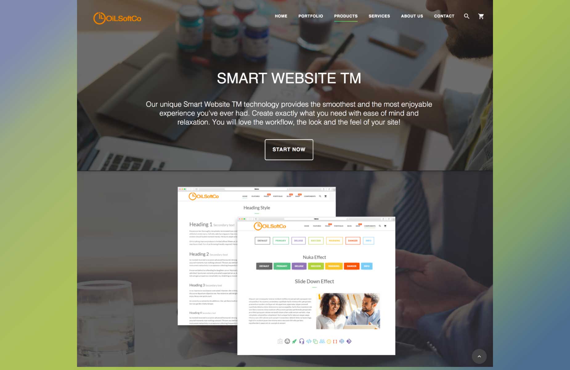 Smart Website Design with Easy Interface